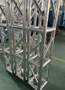 Nhôm vuông sân khấu giàn lớn phó Ống cố định Bolt giàn hiển thị cho DJ ánh sáng giàn đứng hệ thống để bán - Product Image 3