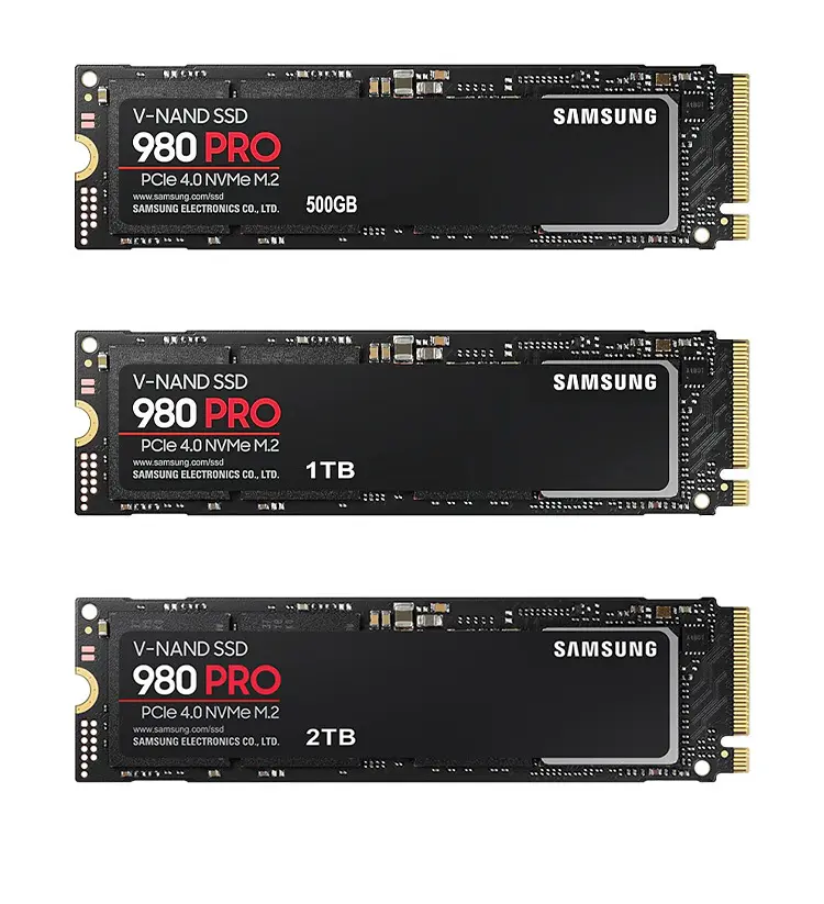 Sam. Sung 980PRO PCIe 4.0 NVME M.2 Giao Diện Ổ Cứng Máy Tính Để Bàn 500G 1T 2T Ổ Cứng SSD Trạng Thái Rắn Bên Trong Cho Máy Tính Xách Tay