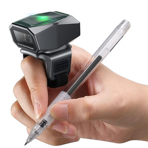 Eyoyo Ring Finger 2D Mini Pocket <strong>Bar</strong> QR <strong>Code</strong> Reader Wearable Portable Barcode <strong>Scanner</strong> for <strong>Android</strong> IOS iPhone - Product Image 1
