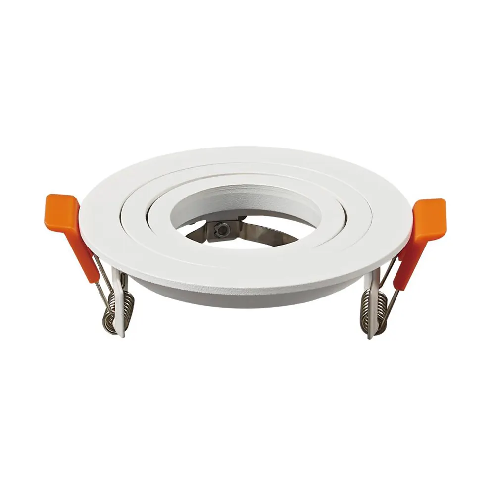 קוטר 90mm פתיחת 80mm uilt מנורת GU10 downlight קבועה מוטבע LED למטה אור