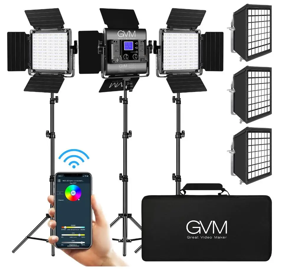 3 PCs con Softbox