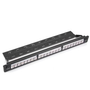 工厂原始设备制造商24 48端口接线板19英寸金属哑光UTP FTP rj45 6类5e空白接线板 - Product Image 5