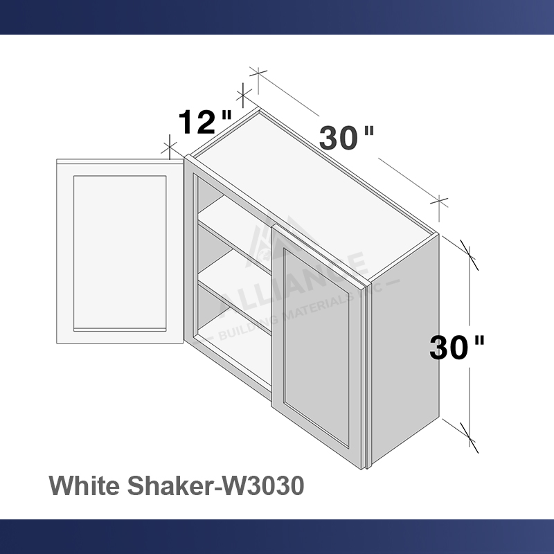 White Shaker-W3030