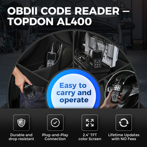 TOPDON-herramienta de diagnóstico automotriz Artilink400 AL400, lector de código Ecu Obd2, servicio completo de reparación - Product Image 6