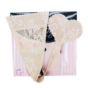 Sexy Girls C String Tanga Ropa interior en forma de corazón Invisible Silicona Adhesivo C-string No Panty Line Bragas sin tirantes - Product Image 5