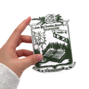 Custom 5&quot; Iota Phi Lambda Sorority Education Fund <strong>Embroidery</strong> Patches Iron on - Product Image 1