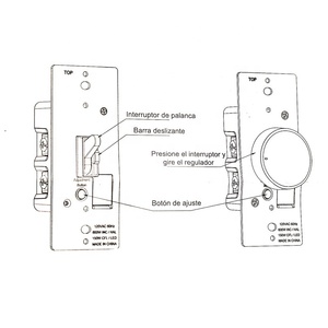UL Listed 3-<strong>Way</strong> Rotating Dimmer Switch Push <strong>On</strong>/Off Single Pole Rotating Dimmer Switch Use with LED CFL and Incandescent Bulbs - Product Image 3