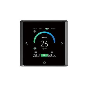 Настольный Датчик качества воздуха AQC912Z, монитор 6 в 1 для CO2, PM2.5, HCHO, TVOC, температуры, влажности и HVAC - Product Image 2