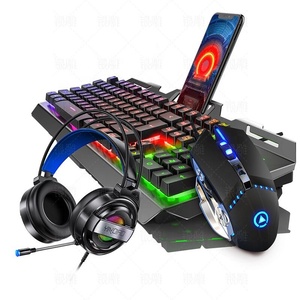 Teclado y ratón para juegos V2, juego de Teclado mecánico con cable, retroiluminación RGB, para juegos de ordenador - Product Image 3
