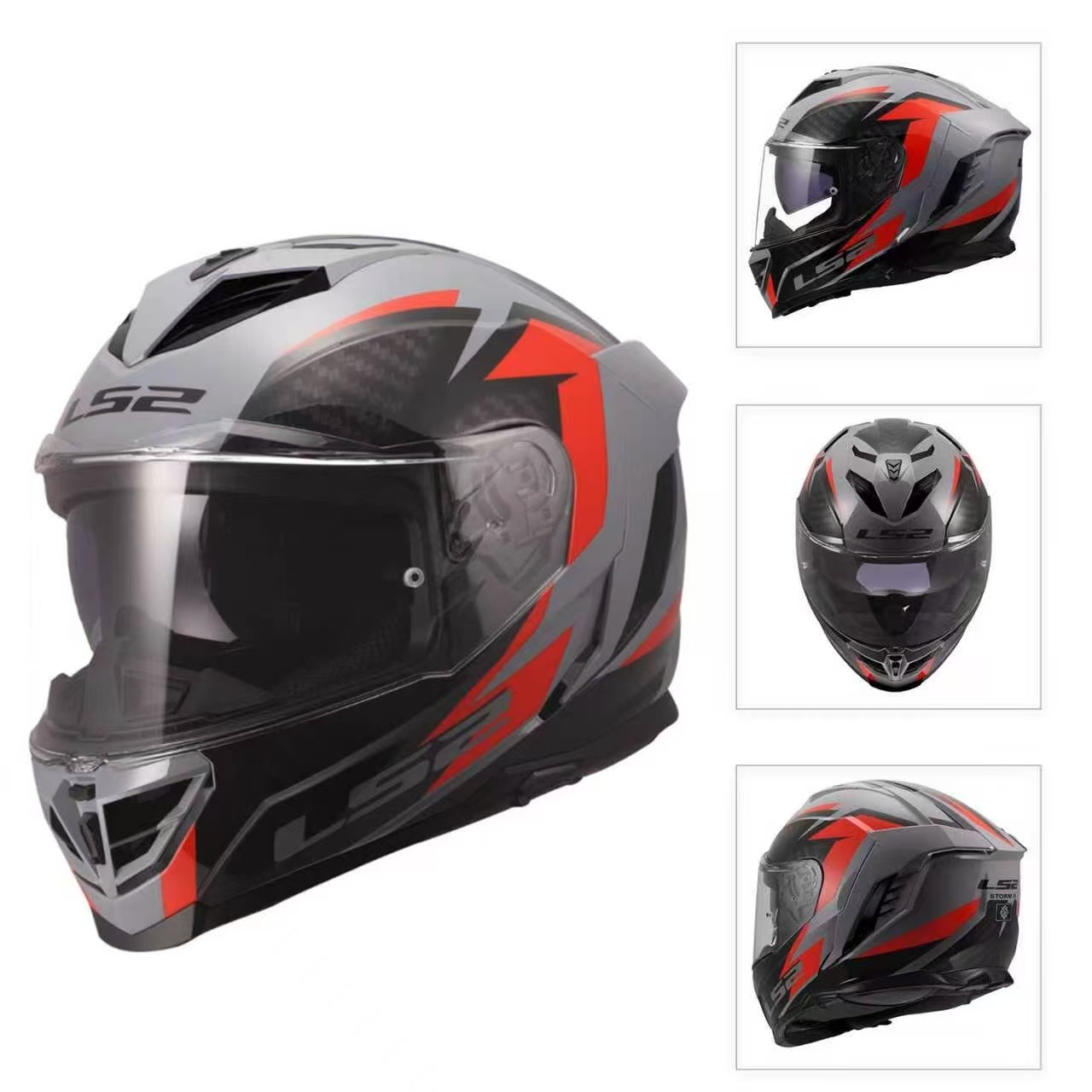 Gray-red power four colors