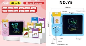 Early Education Device 2 in 1 LCD <strong>Writing</strong> Tablet With Talking Flash Cards 224 Words Educational Toy <strong>Writing</strong> Board&amp;Card Reader - Product Image 6
