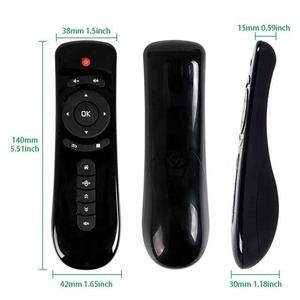 T2 jiroskop Mini Fly Air fare 2.4GHz kablosuz klavye uzaktan kumanda akıllı TV için 3D Sense hareket sopa - Product Image 6
