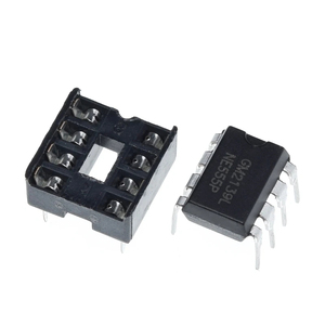 Chipguest Ne555 Ne555p Ic Chip oscillatore 555 e prese Dip 8 Pin - Product Image 3
