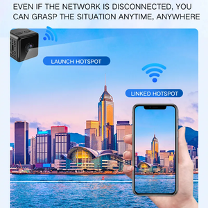 กล้องไอพี P2P Wi-Fi X1ความละเอียด HD 1080P ของแท้จากโรงงานพร้อมกล้องมองกลางคืนขนาดเล็ก Wi-Fi - Product Image 5