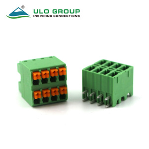 <strong>Double</strong> Level <strong>Spring</strong> <strong>Terminal</strong> <strong>Blocks</strong> Push in Wire Connectors for Pcb 3.81mm Pitch - Product Image 5