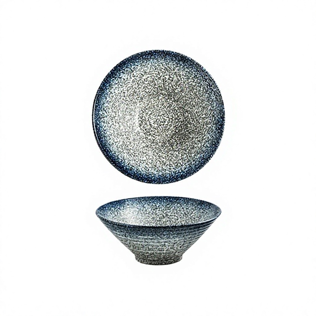 7inch hat bowl-navy blue