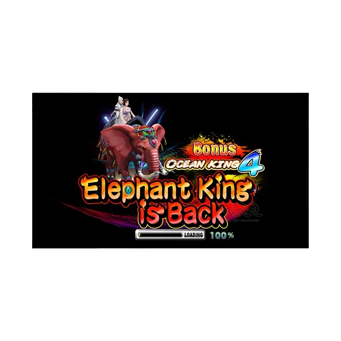 Elephant King está de vuelta Ocean King 4 Arcade Skilled Fish Game Shooting Fish Game Table Juego de pesca Tablero para la venta