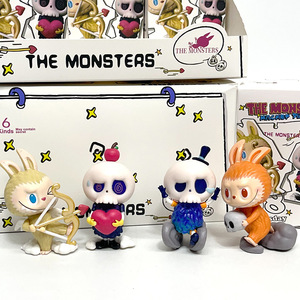 Game Prizes <strong>Toys</strong> 10PCS/SET 7-9CM the MONSTERS Labubu PVC Anime Figure Mystery Blind Box <strong>Toy</strong> Catcher Gachapon Egg Box