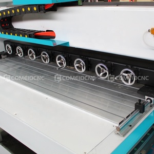 COMEID CNC Multi Head 3d Woodworking Machine 4 Axis CNC <strong>Router</strong> for Wood <strong>Table</strong> Leg with 1.5kw Spindles - Product Image 4