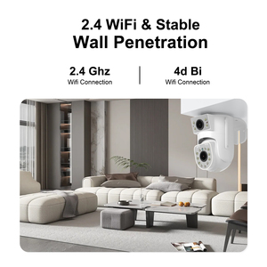 กล้อง CCTV เลนส์คู่รุ่นใหม่ล่าสุด Tuya กล้องมองกลางคืน4K 8M พิกเซลกลางแจ้ง5G 2.4G เชื่อมต่อ WiFi IP ความเร็วสูงตัวเลือกการจัดเก็บข้อมูลแบบคลาวด์ - Product Image 4