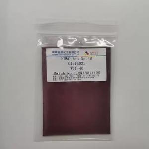 สีย้อมที่ละลายน้ำได้ CI 16035 FD & C สีแดง40 allura สีแดงสำหรับสีผสมอาหาร - Product Image 4