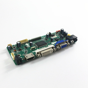 Placa controladora LCD compatible con VGA DVI Entrada lvds Salida de audio compatible con resolución 1920x1200 6/8 bit FHD Panel LCD