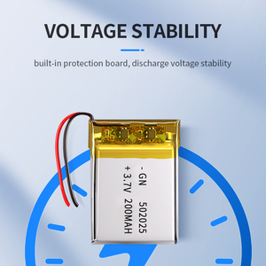 Wholesale Pin Sạc Lipo 502025 Pin Li-polymer 3.7V Pin <span class=keywords><strong>Lithium</strong></span> Polymer 200Mah 502025 - Product Image 5
