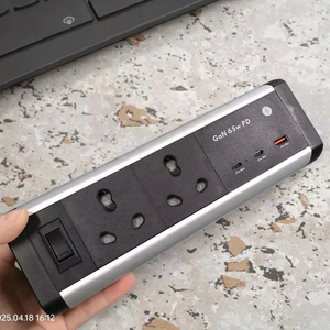 Lega สายไฟต่อพ่วงซ็อกเก็ตอเนกประสงค์สำหรับอินเดีย worktop พร้อมคลิป - Product Image 1