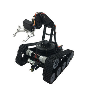 Open Source Intelligent Crawler Roboterarm Kit mit 6 Grad Freiheit Hindernis vermeidung & Trolley Competition Set