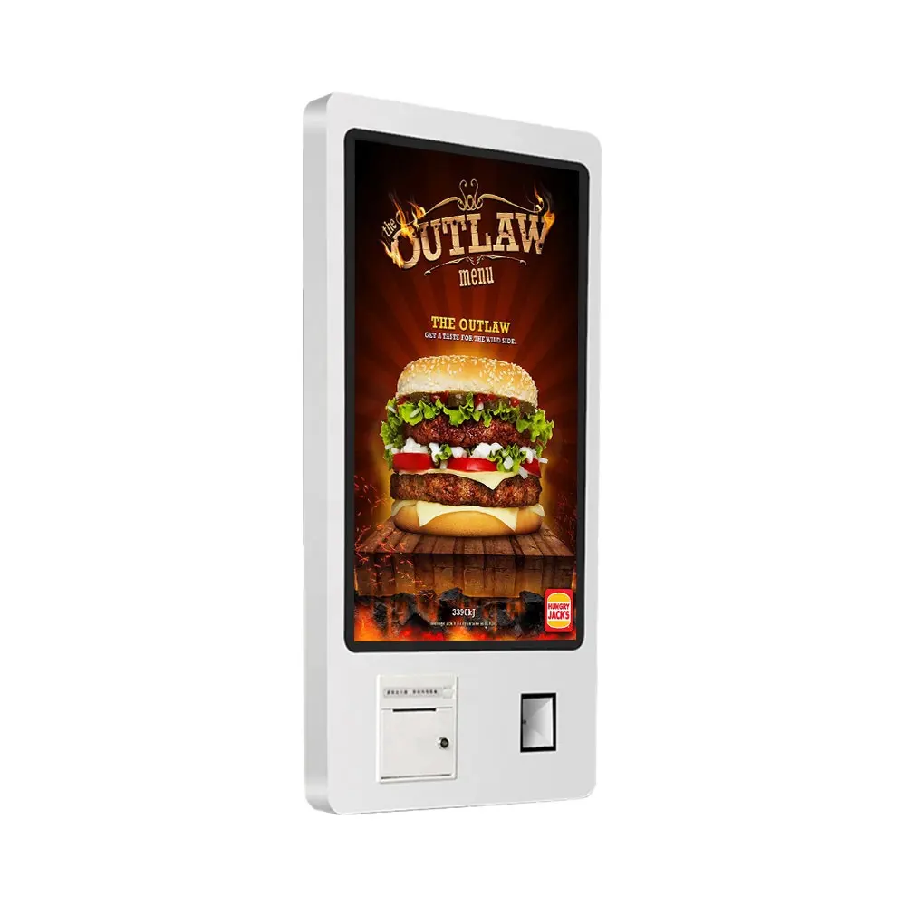 Mcdonalds máquina de pagamento para tela de toque, serviço automático para pedido, kiosks