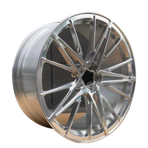 New 17 18 19 20 21 22 Inch Polished Forged Alloy Car Wheels 80mm Metal Core With 5 Holes 112mm 5 <strong>X</strong> 114.3mm Rims for Audi Benz