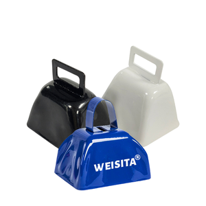 Tùy chỉnh in ấn cowbell bán buôn bóng chày kim loại cổ vũ chuông 3 inch kim loại bò chuông - Product Image 6