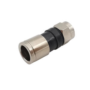 RG6 F tipi sıkıştırma uydurma yapış mühür fiş konnektörü gökyüzü uydu bakire kablo montaj değiştirilmesi için - Product Image 3