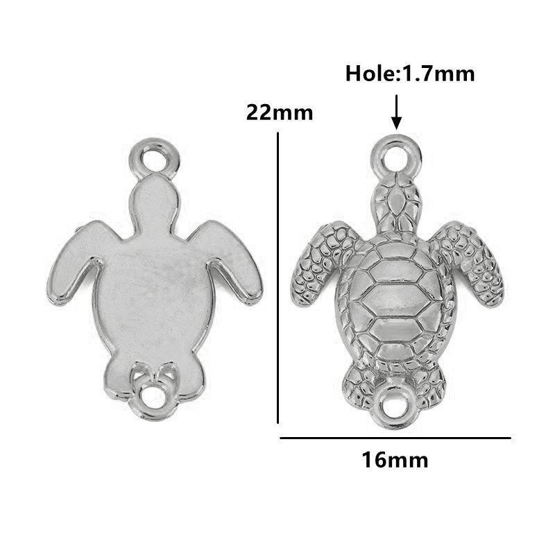 Steel silver color-C (Single weight 2.08 grams)