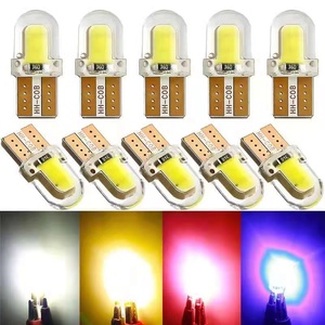 T10 RGB <strong>LED</strong> COB Colorful Control Indicator Bulb <strong>Led</strong> Intreior Car Lights W5W Control Car Width Light Strobe Atmosphere Light - Product Image 6