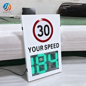 Dấu hiệu tốc độ Radar năng lượng mặt trời với dấu hiệu phản hồi tốc độ xe điều khiển ứng dụng cho đường cao tốc và bãi đậu xe - Product Image 1