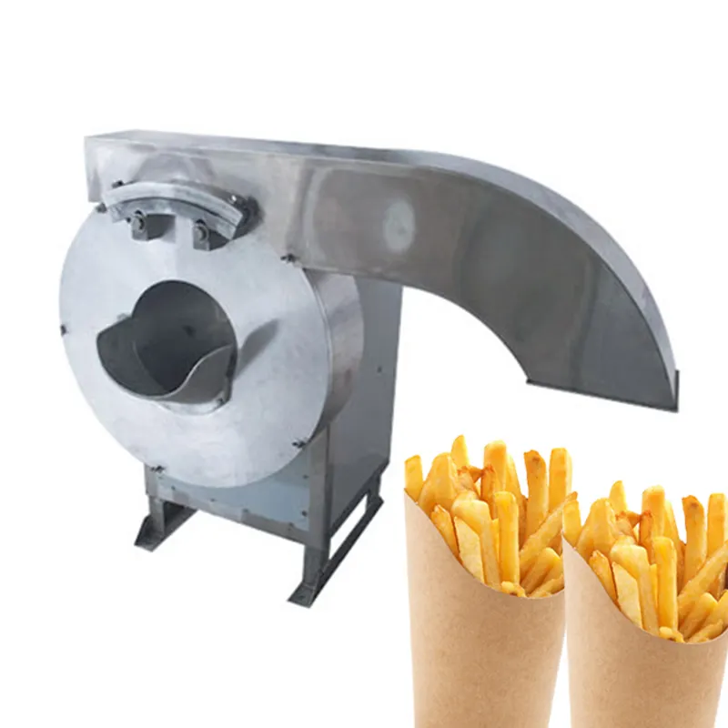 Automatico di Frutta E Verdura Taglierina Della Patata Manioca Chip Affettatrice Patatine Fritte Macchina di Taglio