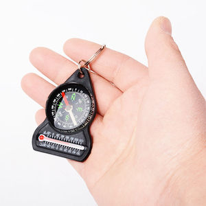 Hochpräziser Thermometer-Kompass Schlüssel bund 2-in-1 Multifunktions-starker magnetischer wasserdichter Kompass für unterwegs - Product Image 5