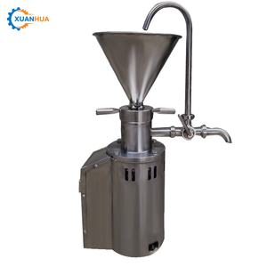 Horizontal Wet and Dry Strawberry Jam Garlic Paste Making Stainless Steel Grinding Colloid Mill Machine