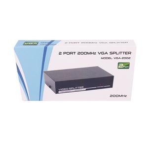 1x4 VGA Splitter 1920*1080p @ 60Hz HDR10 Conmutación 4x1 Salas de exposiciones DC 5V LED 10,2 Gbps Amplificador