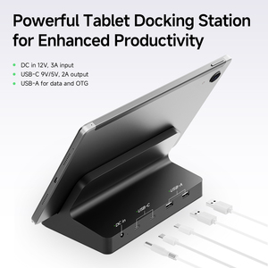ODM Customized <strong>Android</strong> Tablet Front NFC Reader Desktop Electronic Menu Screen Kiosk with Magnetic Fast Charging Docking Station - Product Image 4