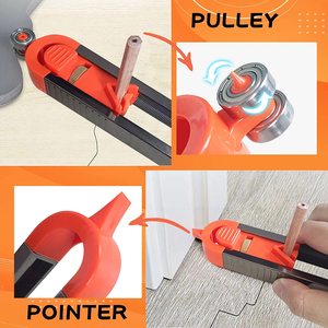 Pengukur kontur penggaris tulisan profil profesional, untuk alat pengukur kontur tidak beraturan kayu Umum - Product Image 5