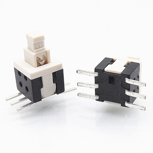 6PIN Auto lockig push button switch micro 5.8*5.8 smd/smt tact interruttore a chiave non-bloccaggio di alimentazione on off interruttore - Product Image 5