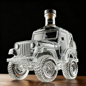 Bán Buôn 300Ml Sang Trọng Hiện Đại Trong Suốt Rỗng Xe Hình Dạng Thủy Tinh Chai Rượu Vang Cho Khuếch Tán Bao Bì - Product Image 4