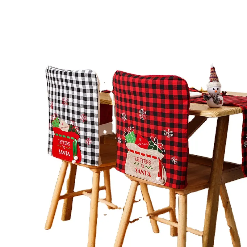 Wholesale Home dining table decoration hotel chair decoration party Christmas chair cover