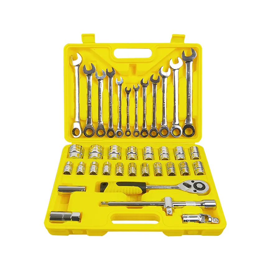 37PCSSocket Wrench Set Ratchet Wrench Automobile Combination Hardware Hand Tools