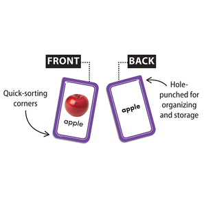 Thẻ Flash Chữ Đầu Tiên In Tùy Chỉnh Cho Trẻ Em, Từ Và Hình Ảnh Từ Vựng Tần Số Cao Cho Trẻ Mẫu Giáo Và Mẫu Giáo - Product Image 2