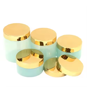 Frost altın 50g-250g PET plastik saklama kutusu ambalaj boş yüz yüz kavanoz mat altın kapak için vücut fırçalayın Bady fırçalayın cilt bakımı - Product Image 4