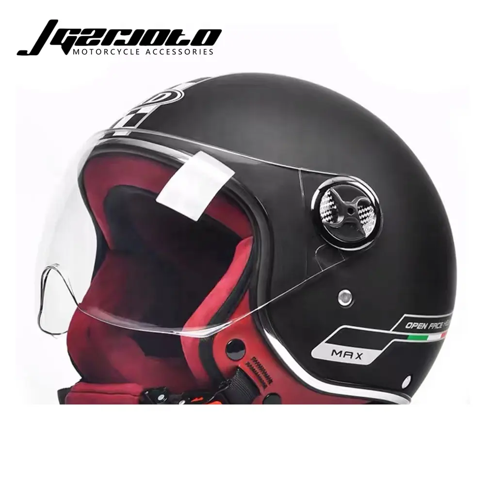 Moto DOT Flip Up visiera casco Abs mezza faccia bici uomo donna caschi casco da corsa produttore accessori di alta qualità