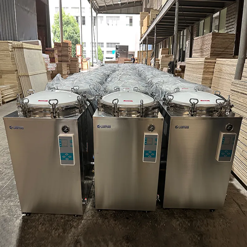 Esterilizador grande 35l 100 litros 500 litros para sustrato de champiñones comida enlatada esterilizador de autoclave industrial precio